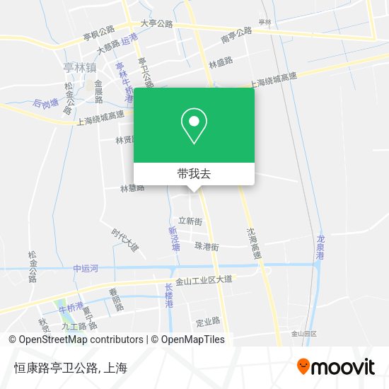恒康路亭卫公路地图