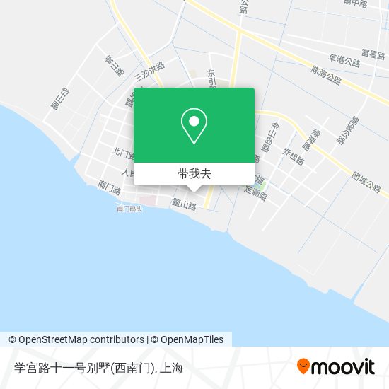 学宫路十一号别墅(西南门)地图