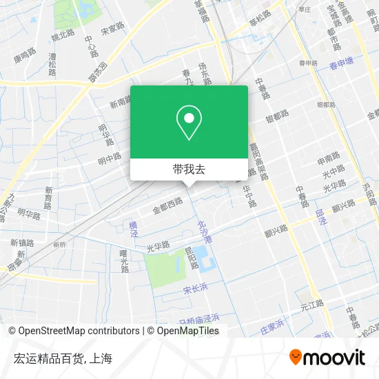 宏运精品百货地图