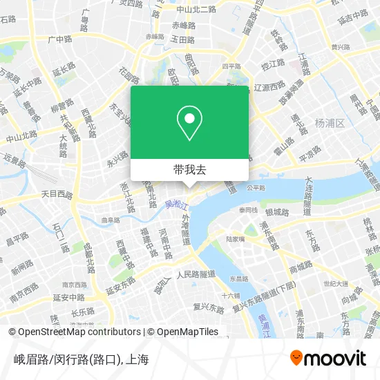 峨眉路/闵行路(路口)地图