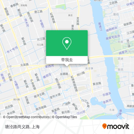 塘泾路尚义路地图