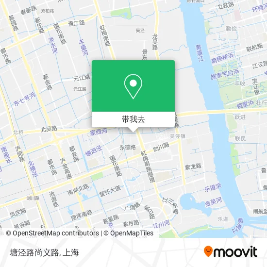 塘泾路尚义路地图