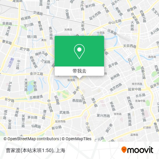 曹家渡(本站末班1:50)地图