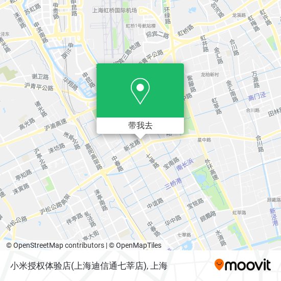 小米授权体验店(上海迪信通七莘店)地图