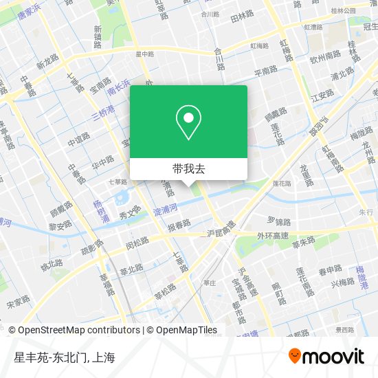 星丰苑-东北门地图