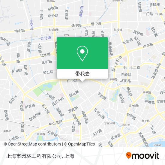 上海市园林工程有限公司地图