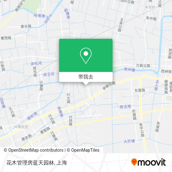 花木管理房蓝天园林地图