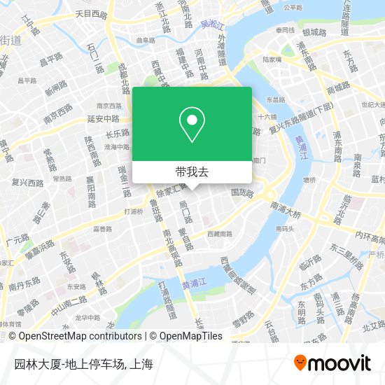 园林大厦-地上停车场地图