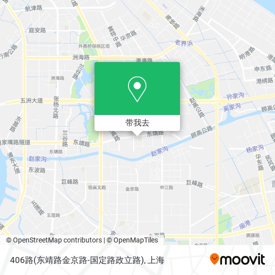 406路(东靖路金京路-国定路政立路)地图