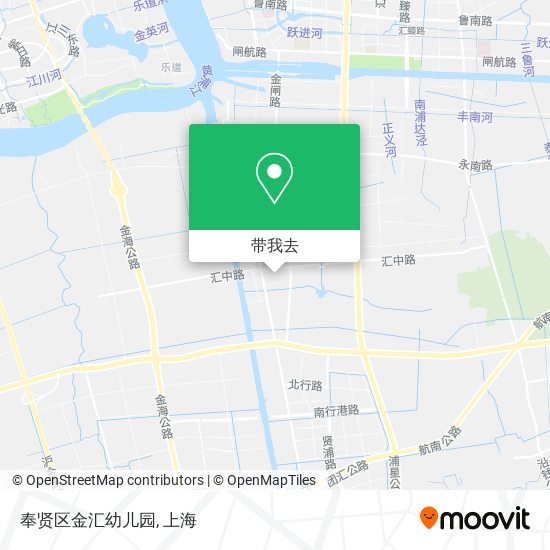 奉贤区金汇幼儿园地图