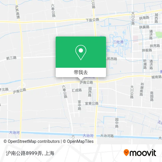 沪南公路8999弄地图