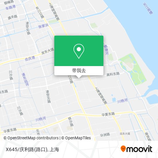 X645/庆利路(路口)地图