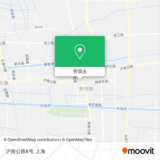 沪南公路8号地图