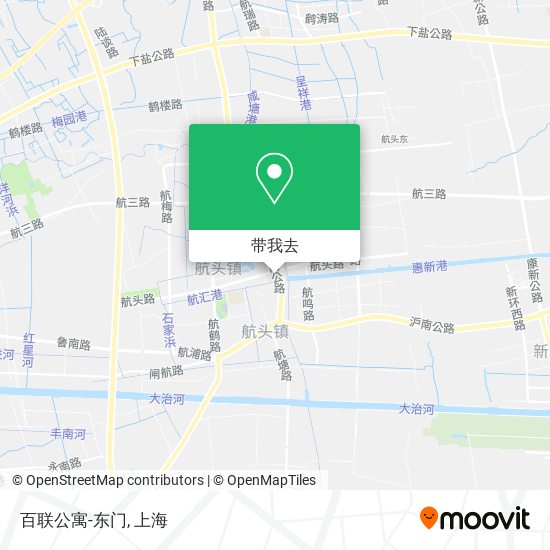 百联公寓-东门地图