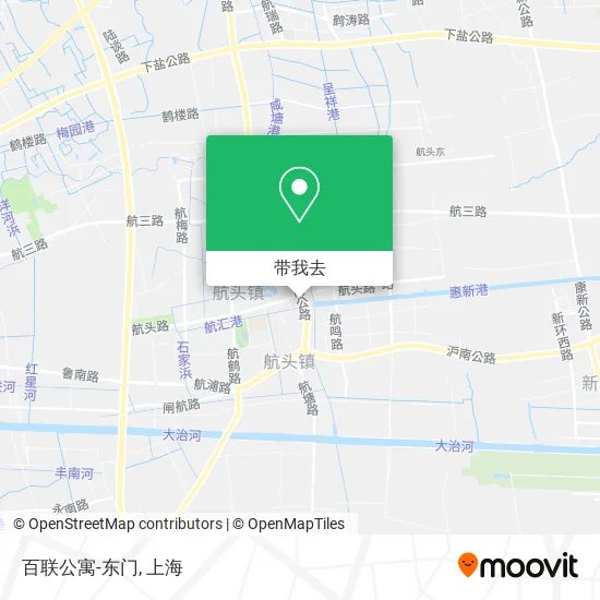 百联公寓-东门地图
