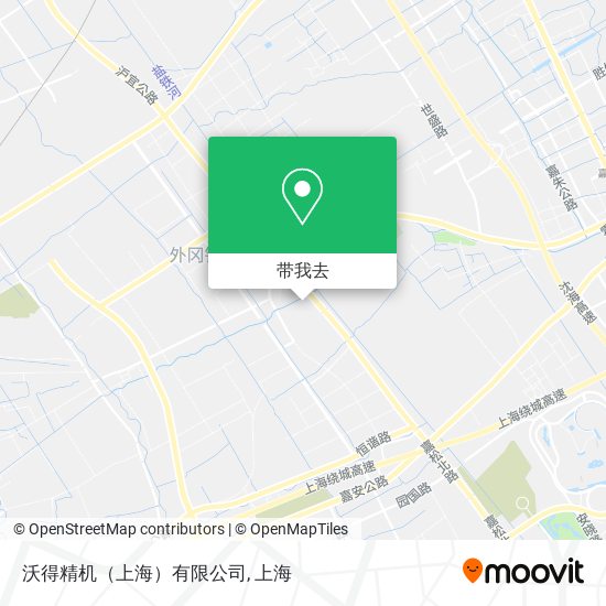 沃得精机（上海）有限公司地图