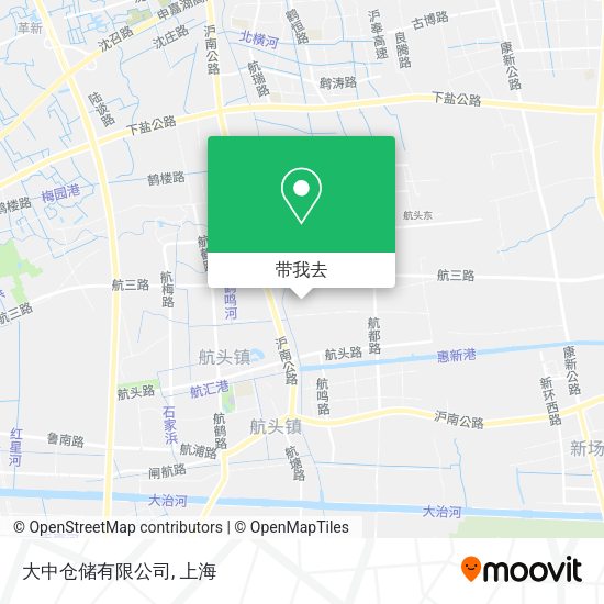 大中仓储有限公司地图