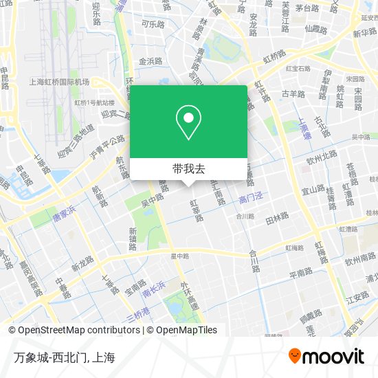 万象城-西北门地图