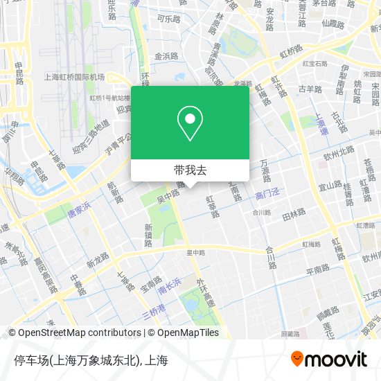 停车场(上海万象城东北)地图