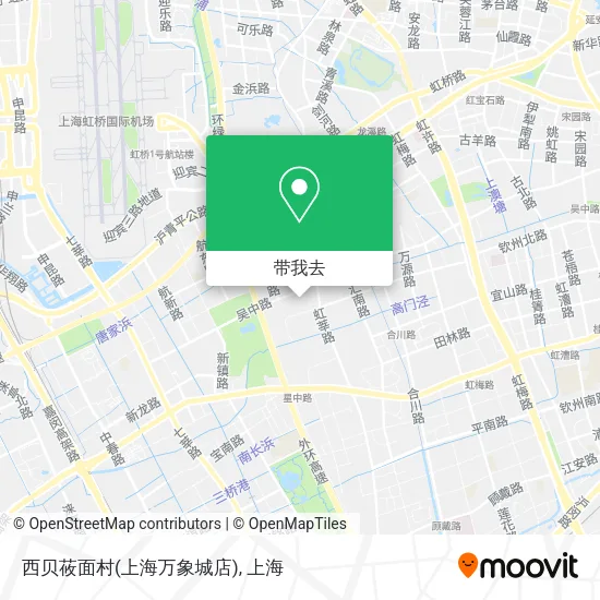 西贝莜面村(上海万象城店)地图