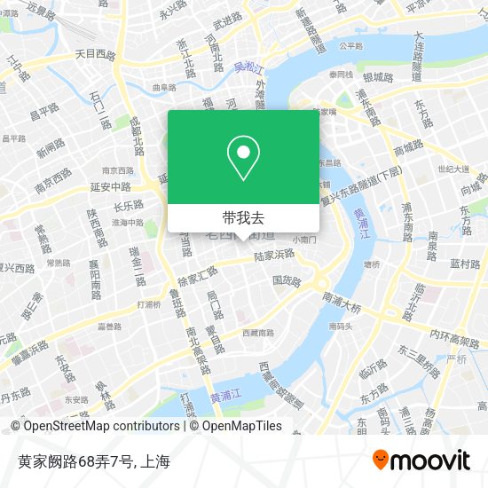 黄家阙路68弄7号地图
