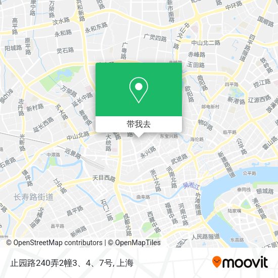 止园路240弄2幢3、4、7号地图