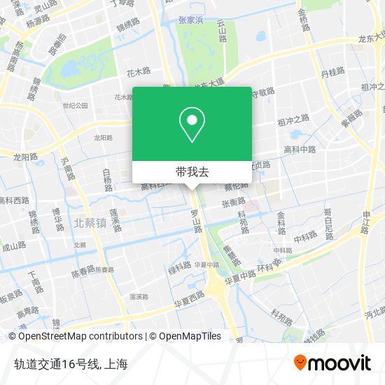 轨道交通16号线地图