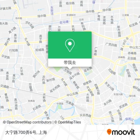 大宁路700弄6号地图