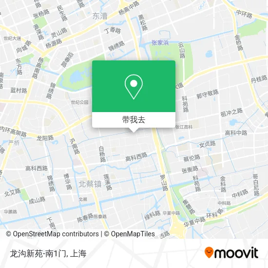 龙沟新苑-南1门地图