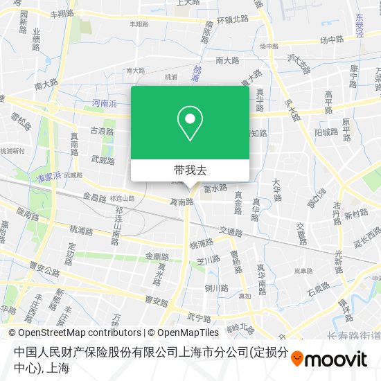 中国人民财产保险股份有限公司上海市分公司(定损分中心)地图