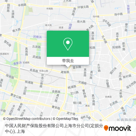 中国人民财产保险股份有限公司上海市分公司(定损分中心)地图