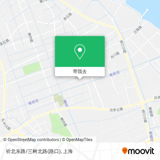 祈北东路/三树北路(路口)地图