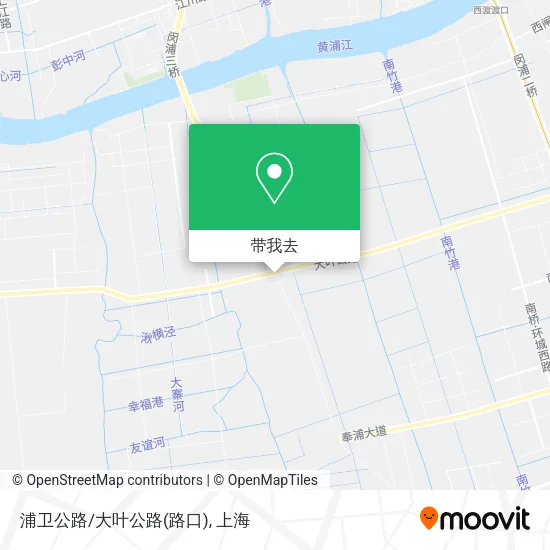 浦卫公路/大叶公路(路口)地图