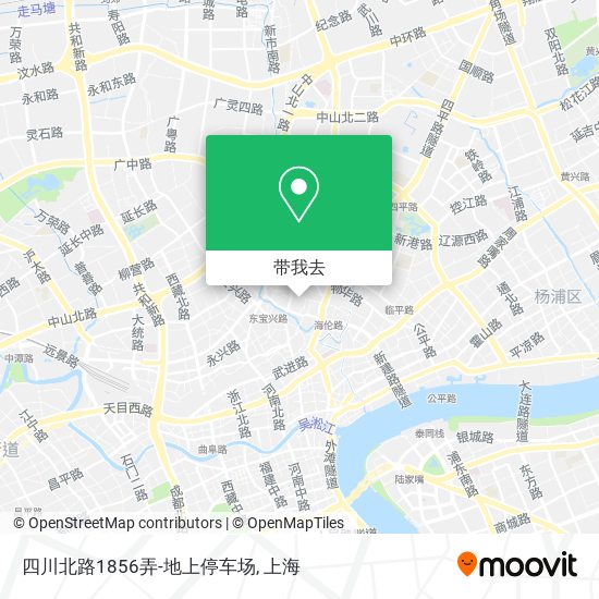 四川北路1856弄-地上停车场地图