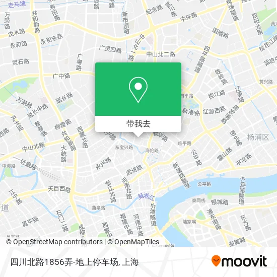 四川北路1856弄-地上停车场地图