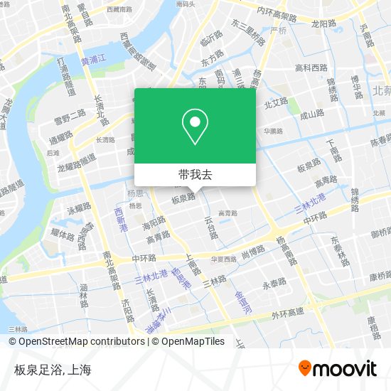 板泉足浴地图