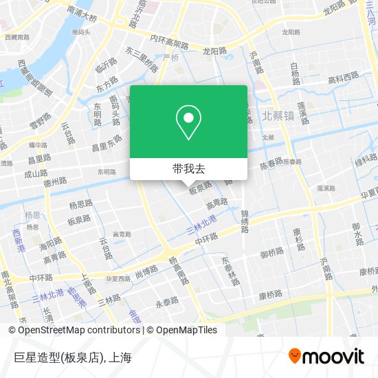 巨星造型(板泉店)地图