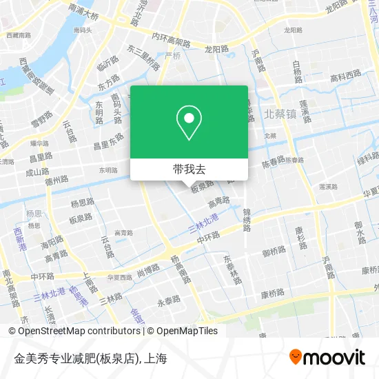 金美秀专业减肥(板泉店)地图