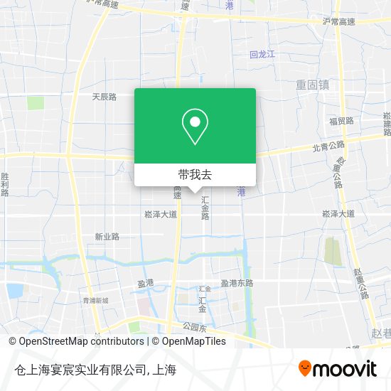 仓上海宴宸实业有限公司地图