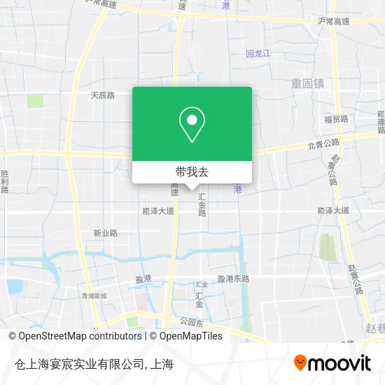 仓上海宴宸实业有限公司地图