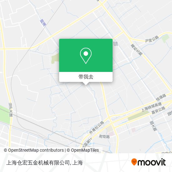 上海仓宏五金机械有限公司地图
