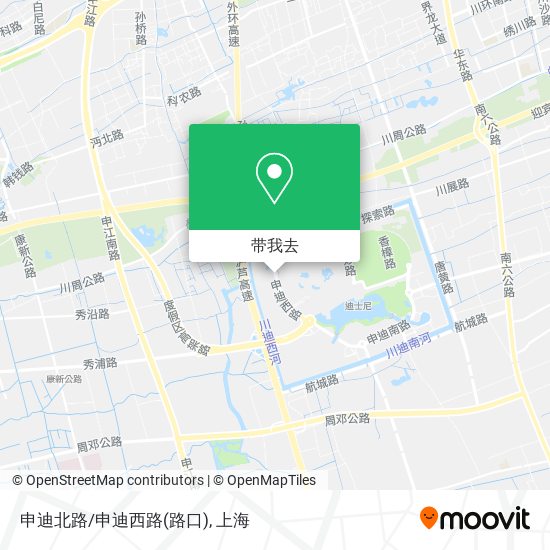 申迪北路/申迪西路(路口)地图