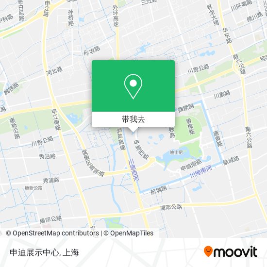 申迪展示中心地图