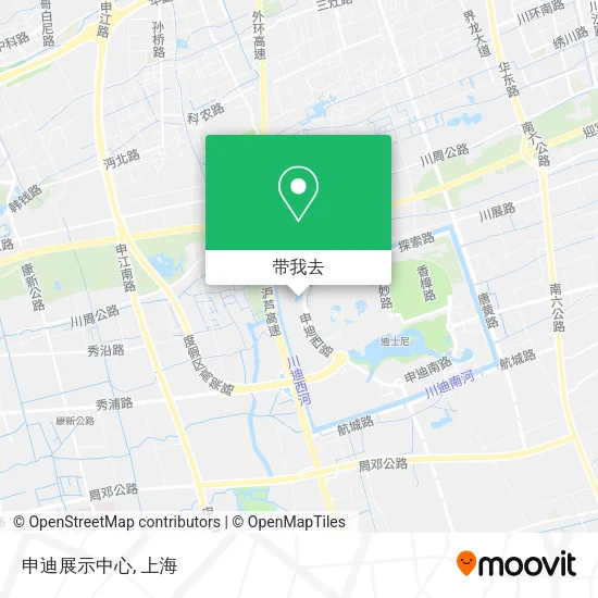 申迪展示中心地图