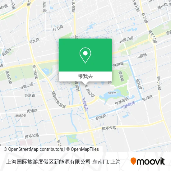上海国际旅游度假区新能源有限公司-东南门地图