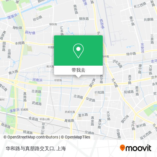 华和路与真朋路交叉口地图
