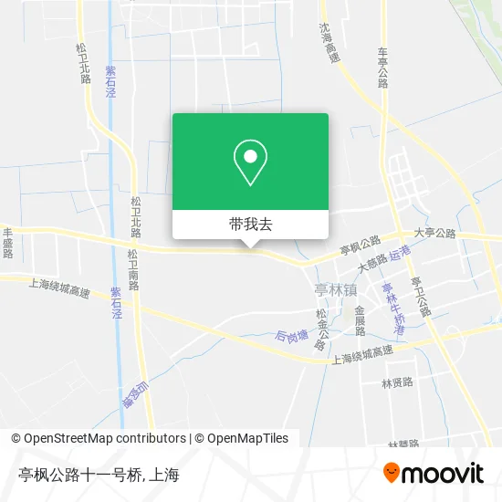 亭枫公路十一号桥地图