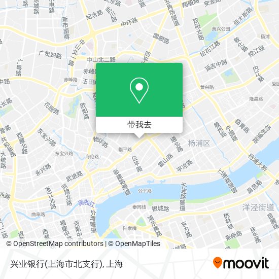 兴业银行(上海市北支行)地图