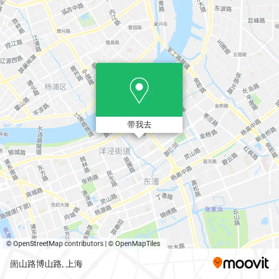 崮山路博山路地图