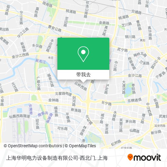 上海华明电力设备制造有限公司-西北门地图